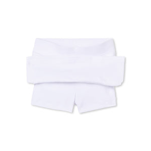 More Image, Classic and Preppy Scout Pima Knit Skort, Bright White-Bottoms-CPC - Classic Prep Childrenswear