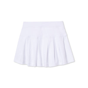 More Image, Classic and Preppy Scout Pima Knit Skort, Bright White-Bottoms-CPC - Classic Prep Childrenswear