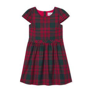 More Image, Classic and Preppy Tilly Dress, Hunter Tartan-Dresses, Jumpsuits and Rompers-Hunter Tartan-5Y-CPC - Classic Prep Childrenswear