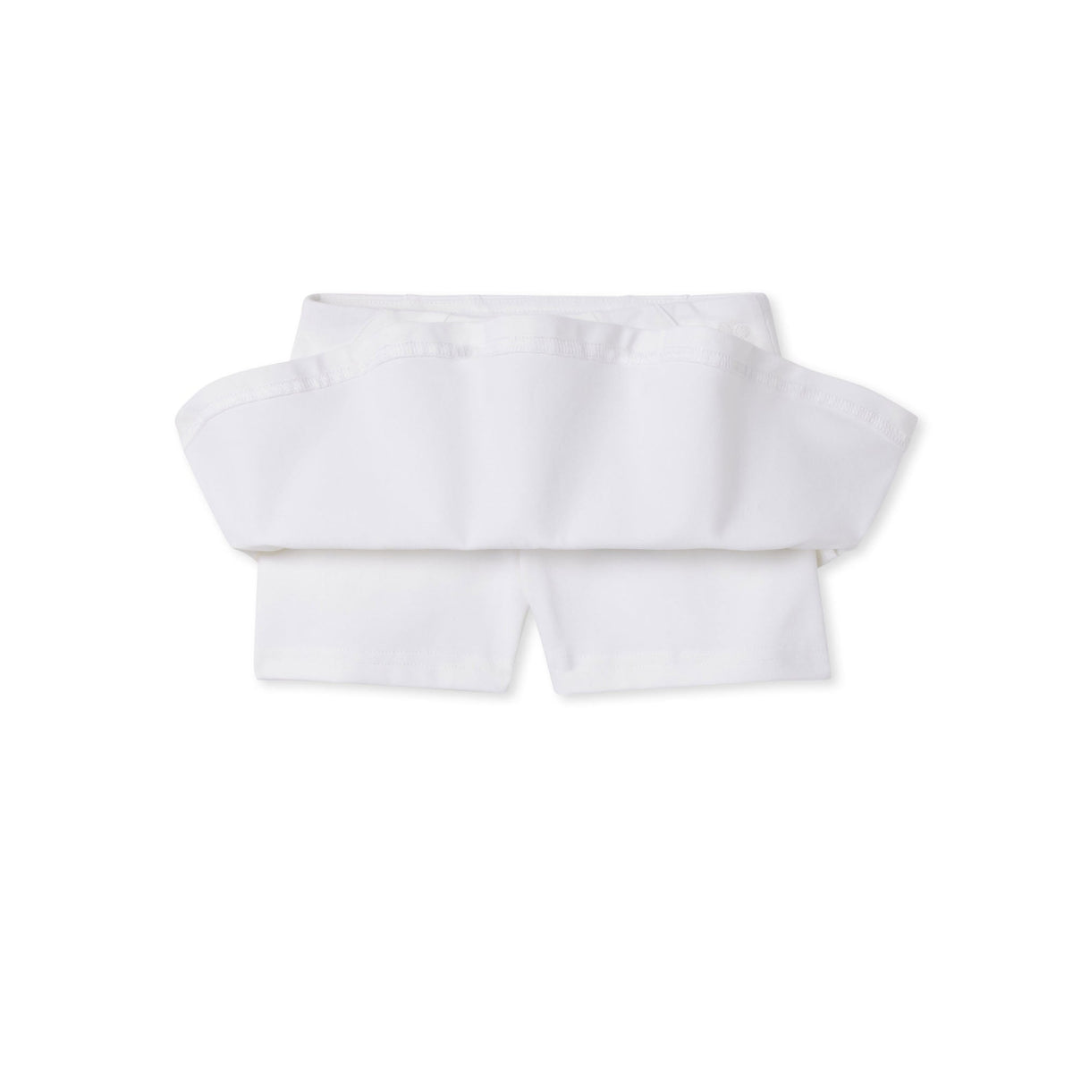 Classic and Preppy Tylee Tennis Performance Chevron Skort, Bright White-Bottoms-CPC - Classic Prep Childrenswear