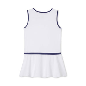 More Image, Classic and Preppy Updated Tennyson Tennis Performance Dress, Bright White-Dresses, Jumpsuits and Rompers-CPC - Classic Prep Childrenswear