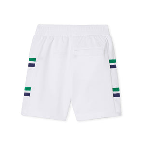More Image, Classic and Preppy Updated Tex Tennis Performance Short, Bright White-Bottoms-CPC - Classic Prep Childrenswear