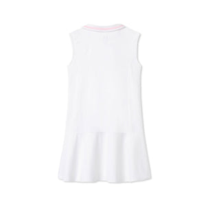 More Image, Classic and Preppy Vivian Tennis Performance Sherbet Dress, Bright White-Dresses, Jumpsuits and Rompers-CPC - Classic Prep Childrenswear