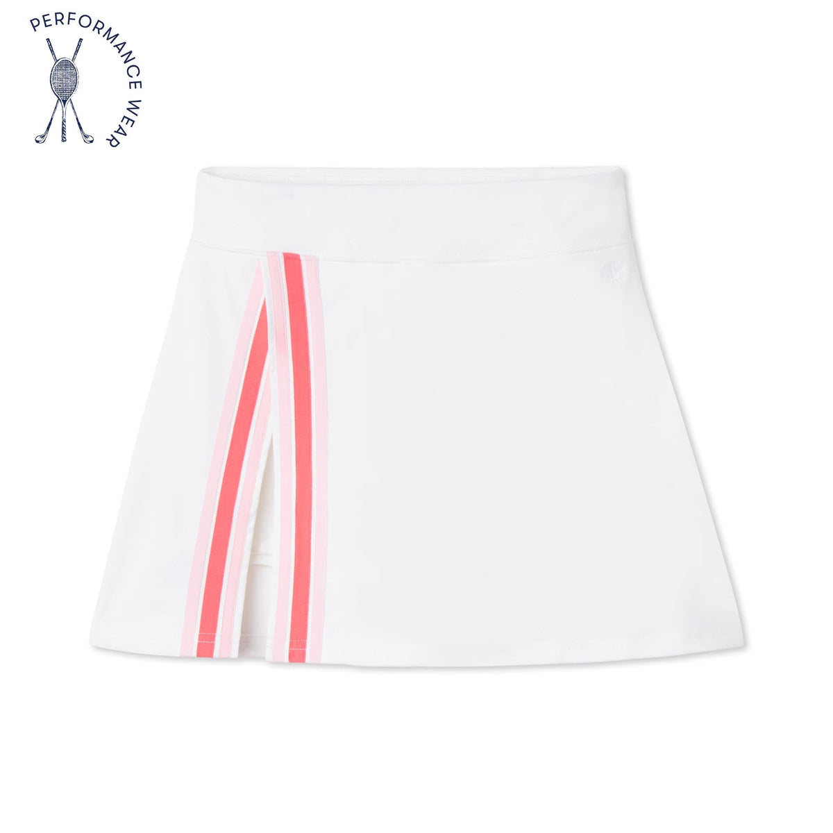 Classic and Preppy Women&#39;s Talia Tennis Performance Sherbet Skort, Bright White-Bottoms-Bright White-Womens XS (0-2)-CPC - Classic Prep Childrenswear