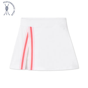 More Image, Classic and Preppy Women's Talia Tennis Performance Sherbet Skort, Bright White-Bottoms-Bright White-Womens XS (0-2)-CPC - Classic Prep Childrenswear