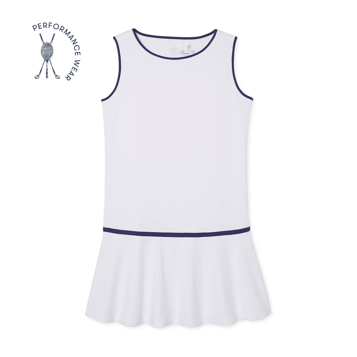 Classic and Preppy Women&#39;s Tennyson Tennis Performance - Dress, Bright White-Dresses, Jumpsuits and Rompers-Bright White-Womens XS (0-2)-CPC - Classic Prep Childrenswear